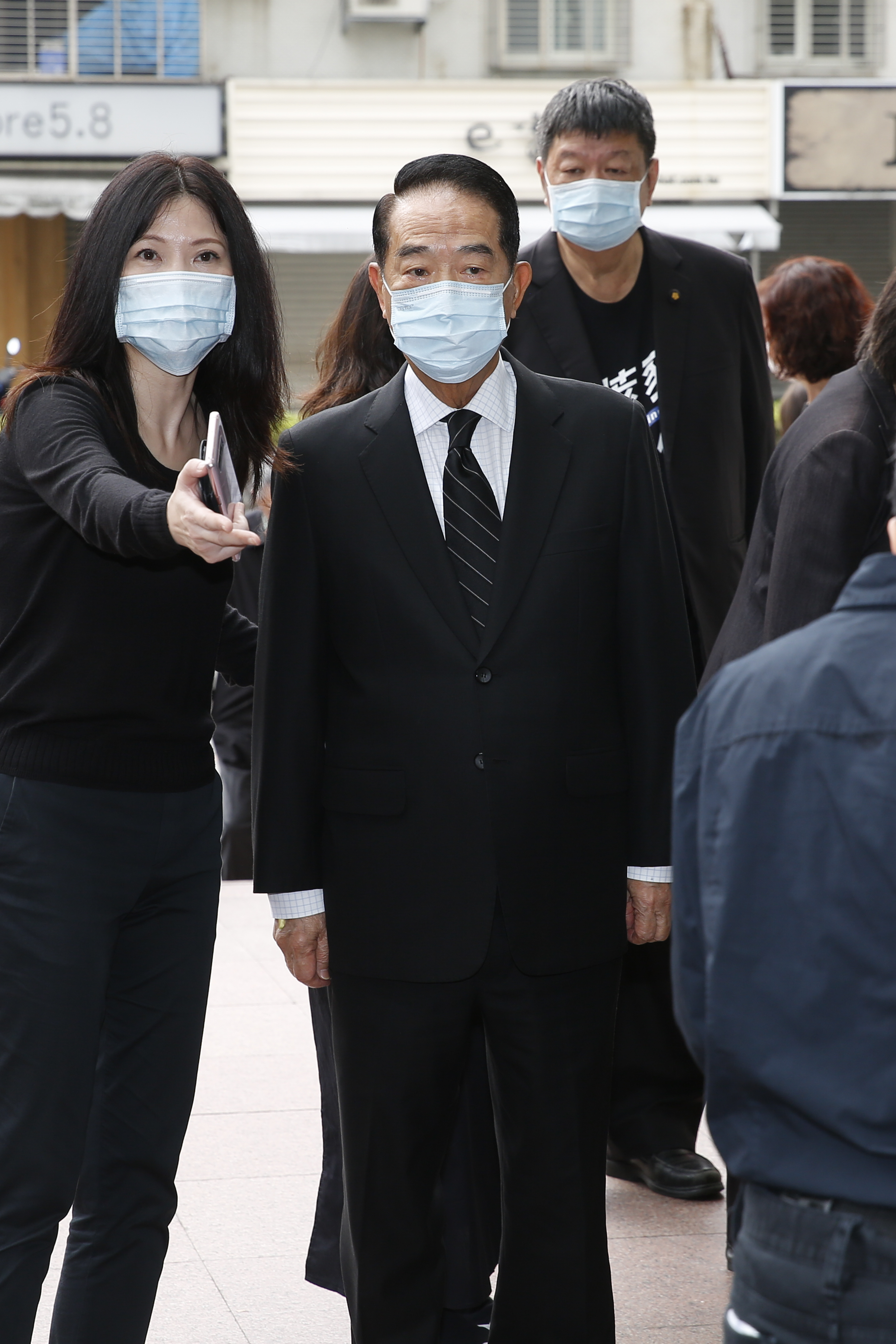親民黨主席宋楚瑜前來致意。