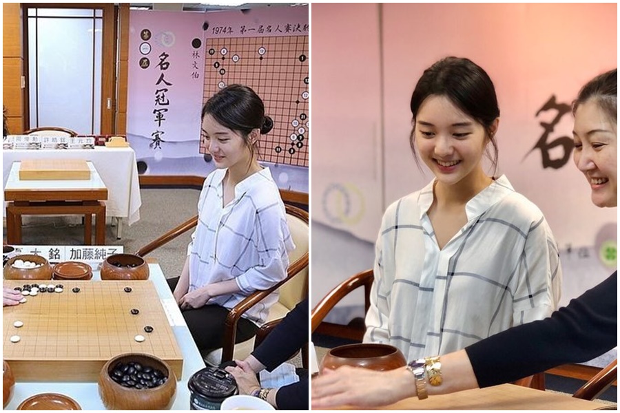 圍棋新秀俞俐均外型讓網友驚豔。(翻攝自俞俐均IG)