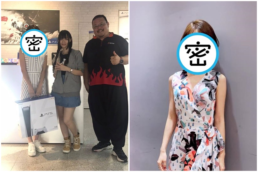 替老公排隊搶PS5的人妻意外成為「嬌」點，身分也隨之曝光。（翻攝自蘇飛雅 Sophia臉書）