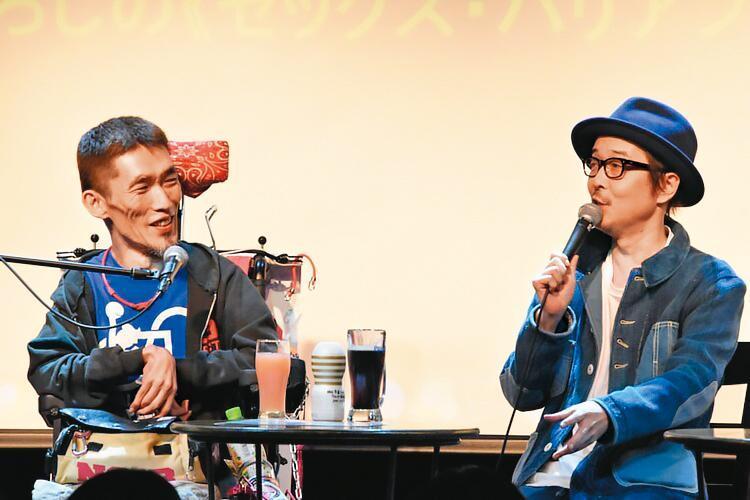 熊篠慶彥(左)的故事曾被翻拍成電影《Perfect Revolution》,由Lily Franky(右)主演。(翻攝自natalie網站)