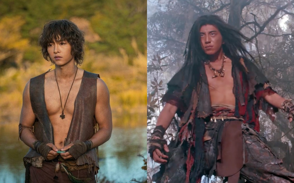 王大陸新劇播出，造型巧撞韓國男神宋仲基。（Netflix提供/翻攝愛奇藝台灣站）