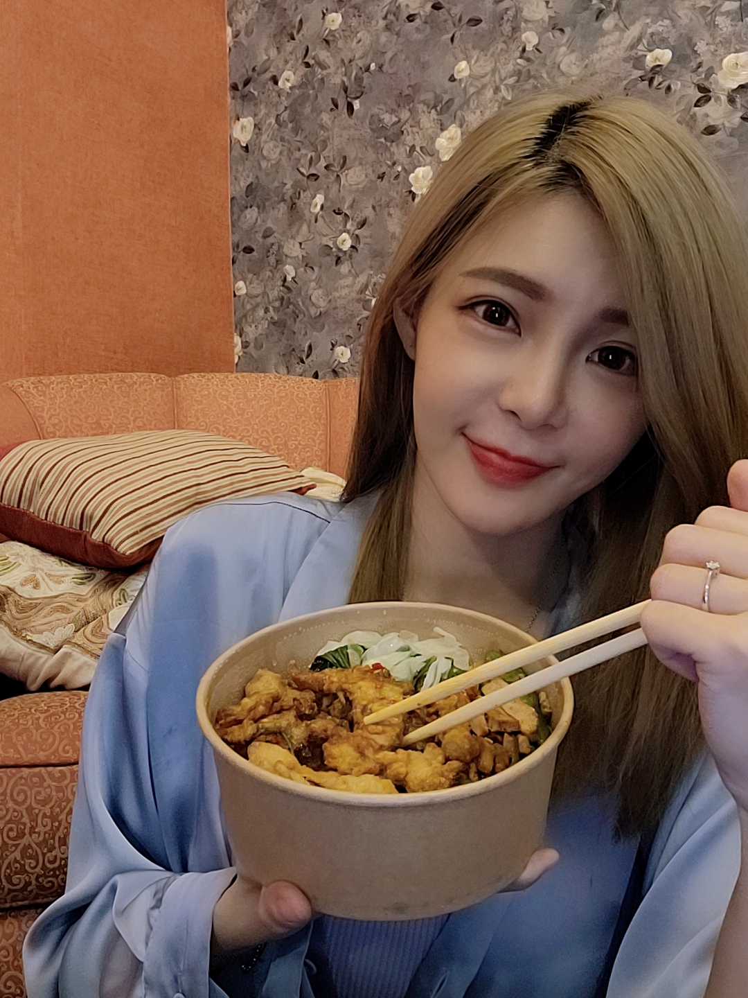 為了瘦身又要補充蛋白質，孟慶而近來主食都以雞肉為主。（孟慶而提供）