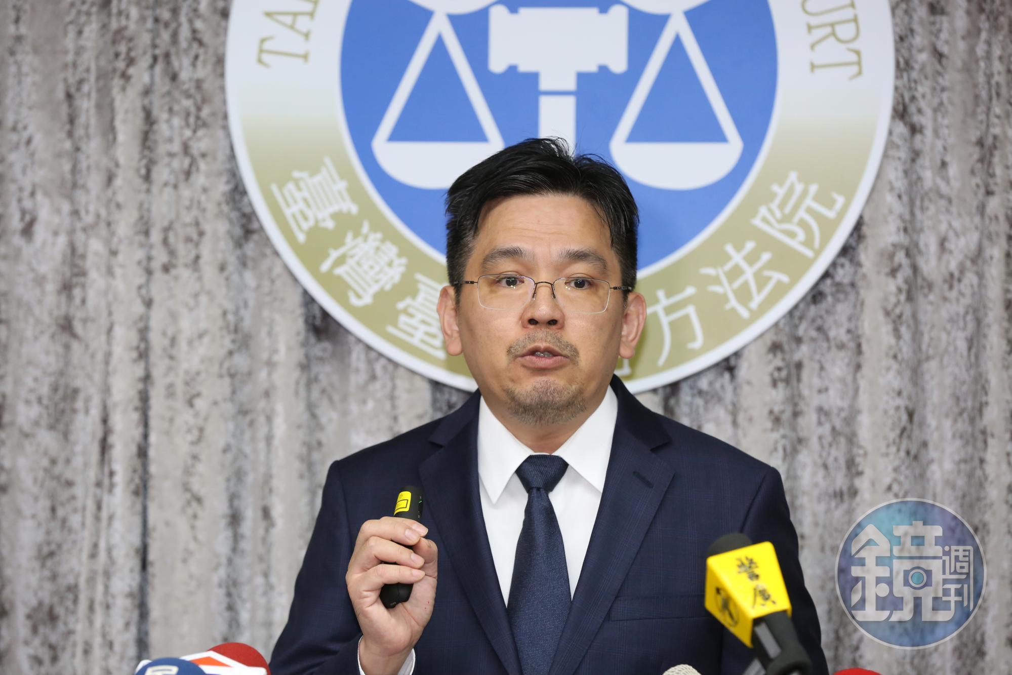 台北地院刑事庭長江俊彥說明永豐金背信案有罪理由。