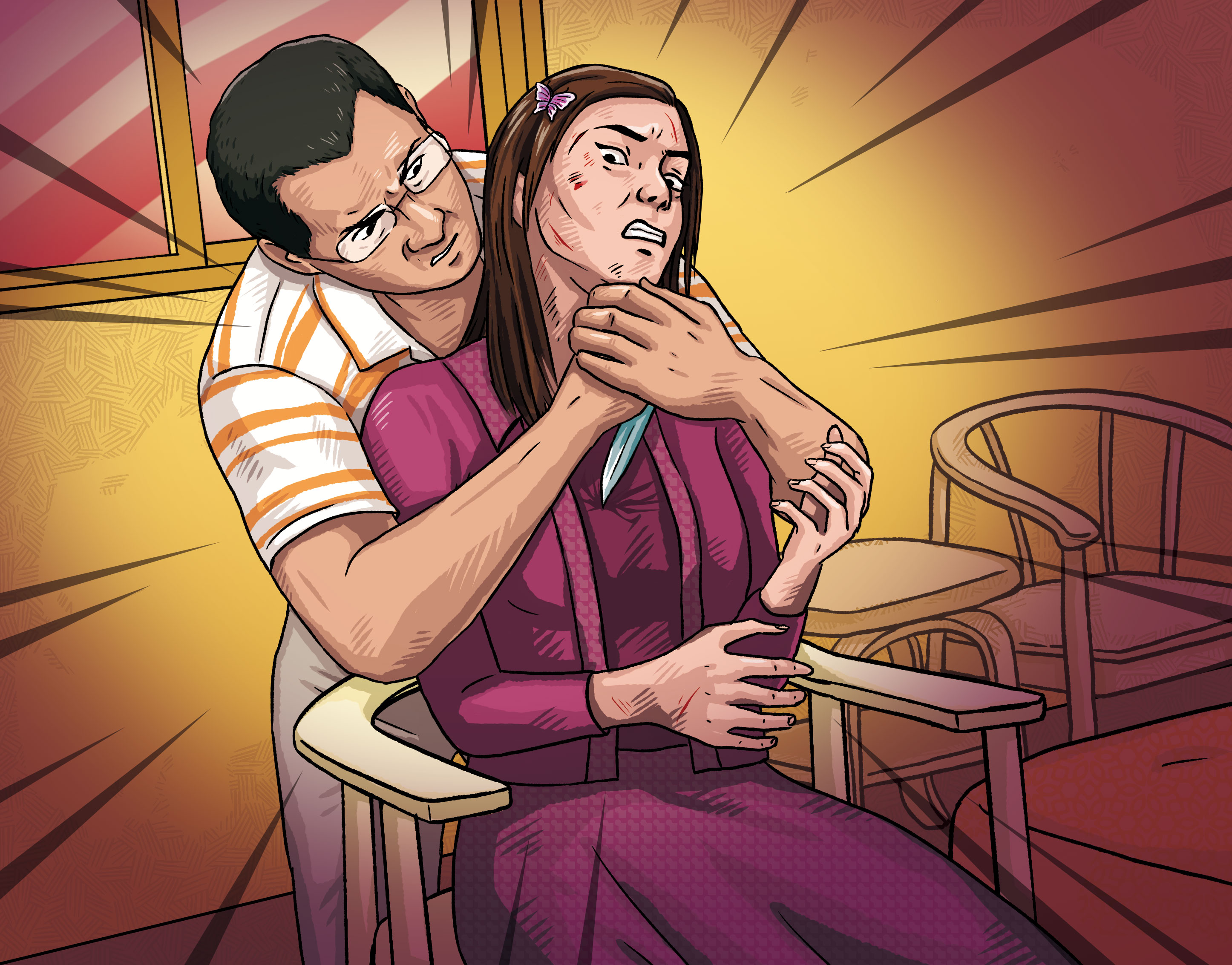 闕男供稱因劉女嗆他沒膽殺人，才憤而持刀朝對方的胸口狠刺。