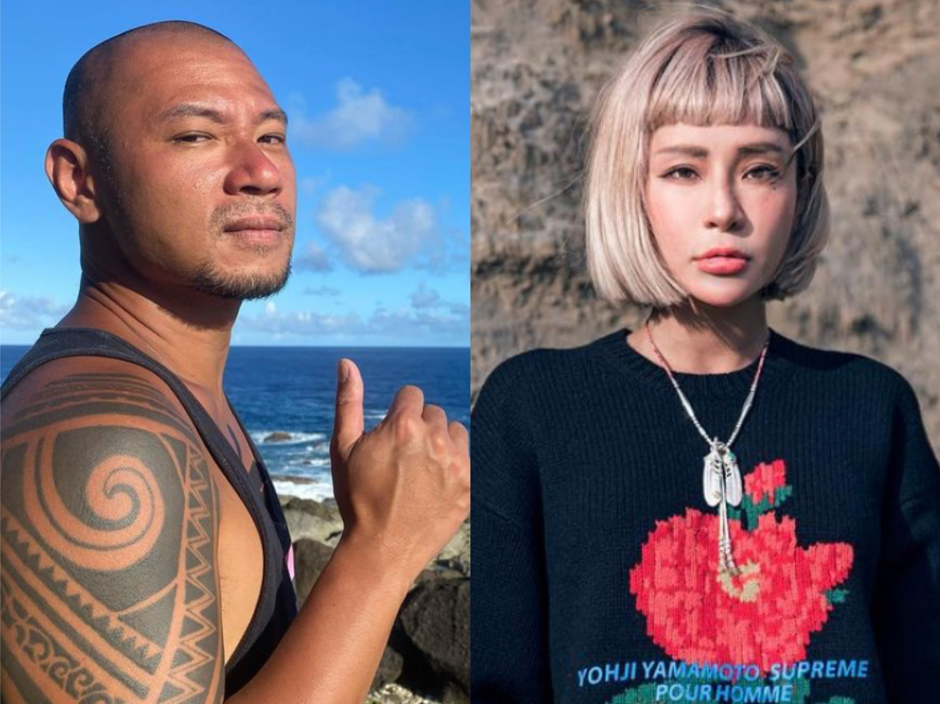 金剛與小嫻熱戀,讓前女友梁云菲一度不能接受,近日梁云菲也找到自己的幸福。(翻攝自金剛、梁云菲IG)