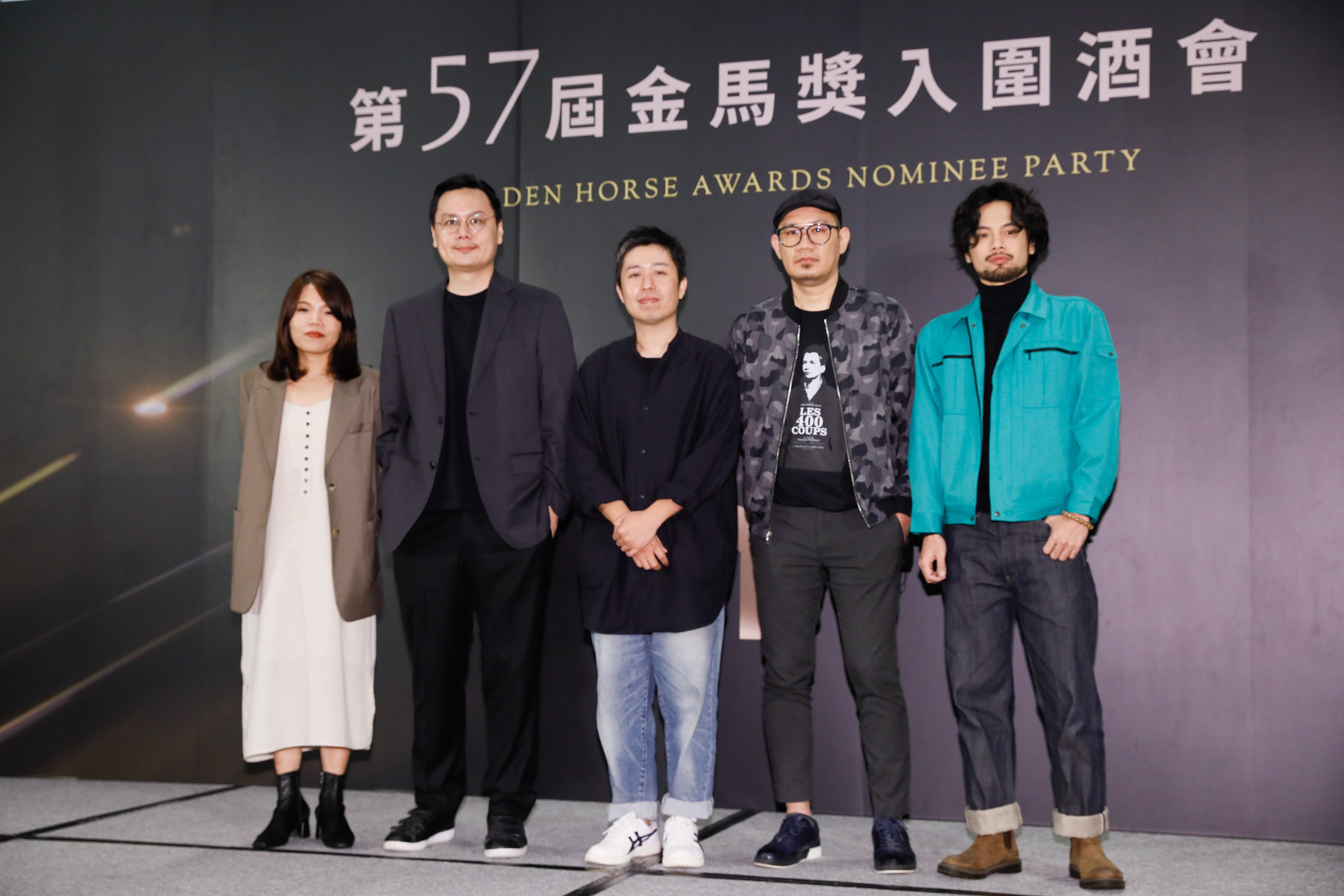 新導演組競爭激烈，被稱為「死亡之組」。左起柯貞年、許承傑、廖明毅、張吉安、陳健朗。