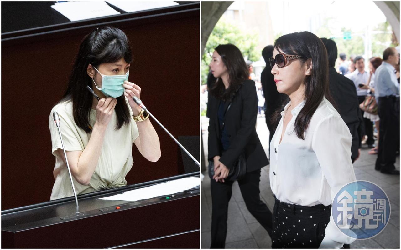 周玉蔻(右)今po文嘲諷高嘉瑜(左),「轉移焦點、裝可憐,沒有用啦!還女神咧 「騙鬼」比較像!」(合成照,本刊資料照)