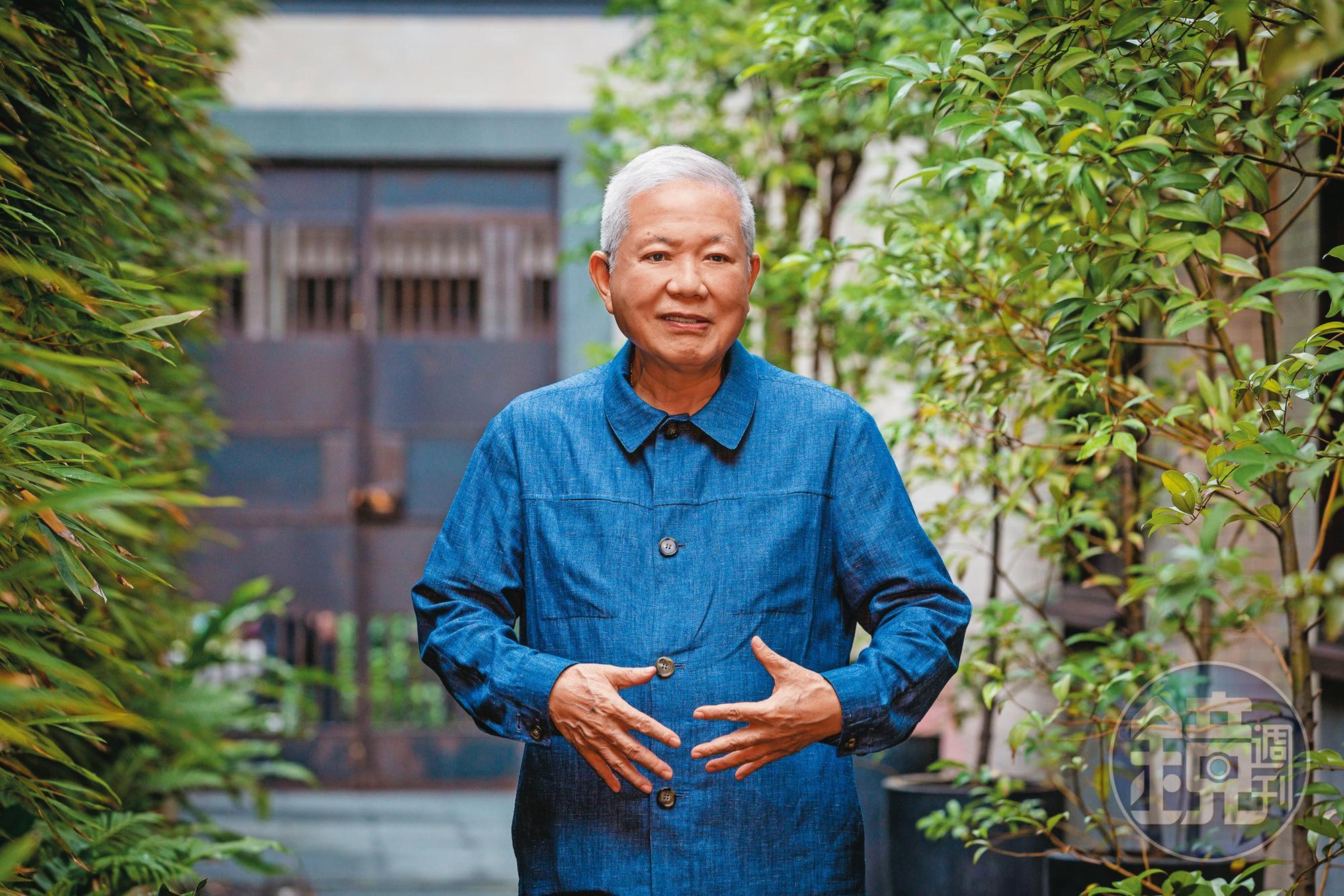 談及自己的養生祕訣,何壽川透露是練太極。