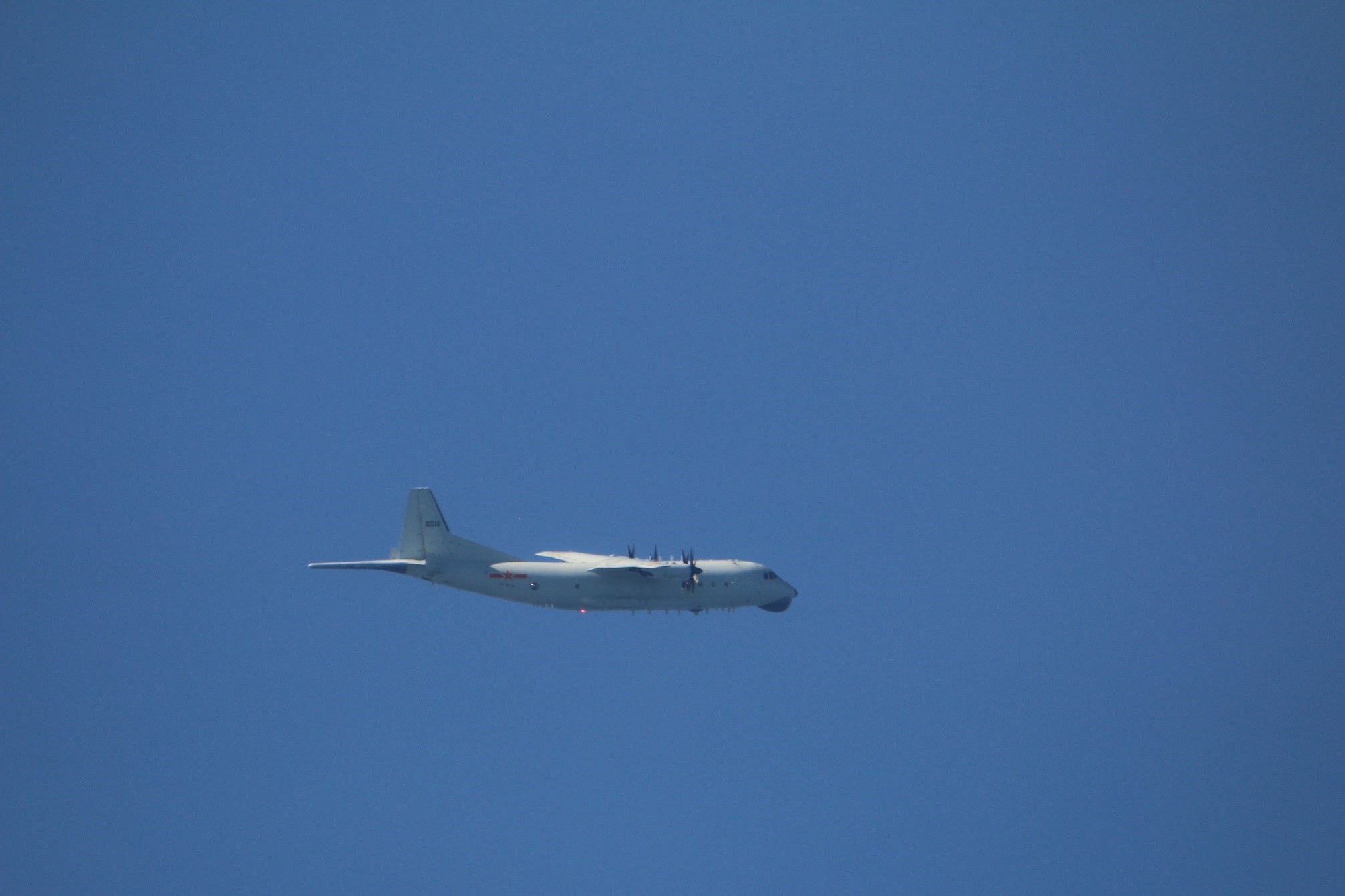 中共「運8反潛機」曾多次繞台。(翻攝自國防部官網)