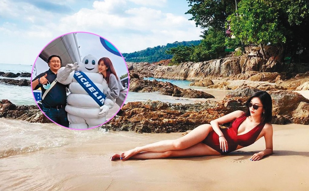 Ariel偶爾小露乳溝，不輸藝人，也會放送性感。（翻攝自arielcheung IG）