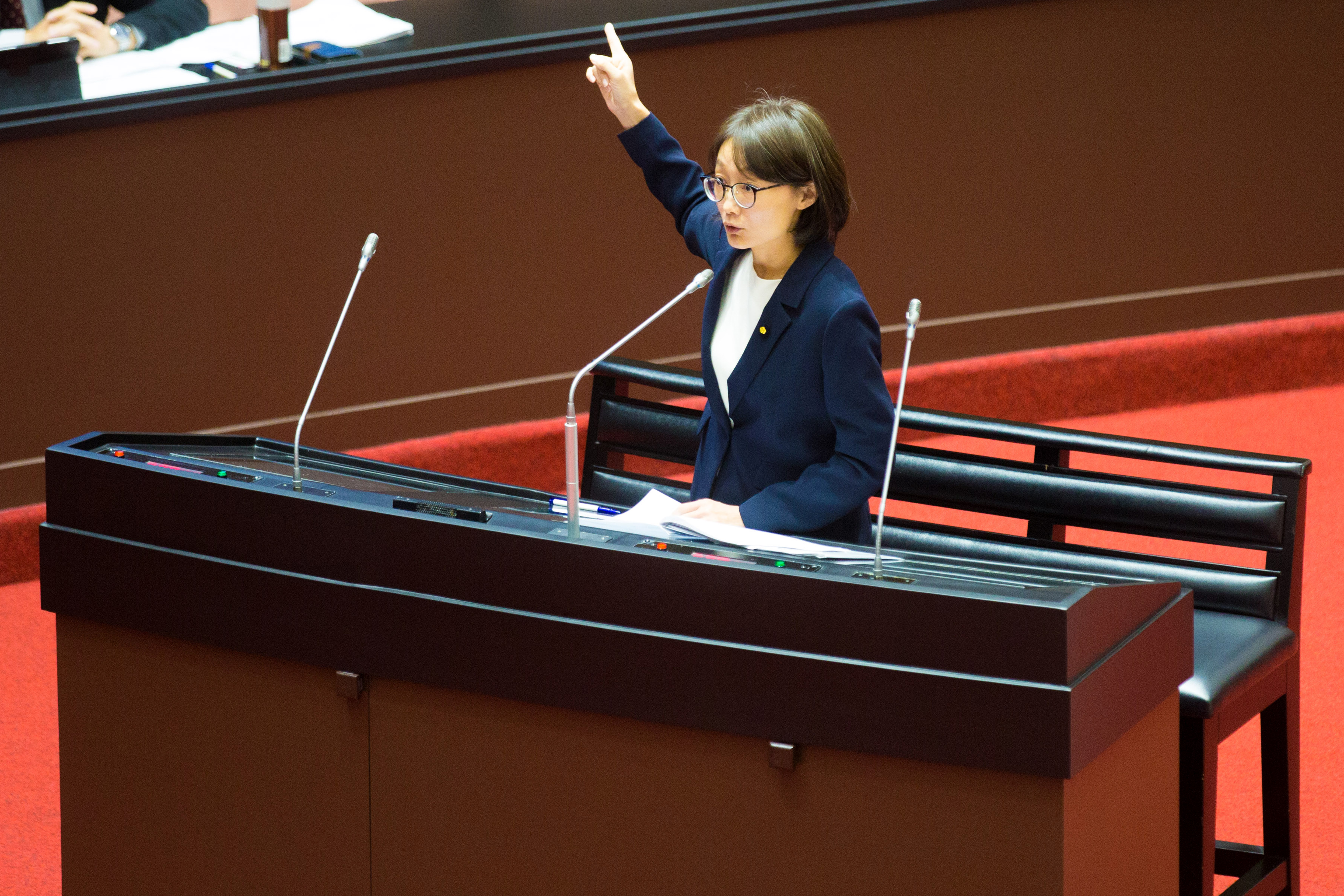 國民黨立委吳怡玎今天上午遭調查局搜索。（本刊資料照）