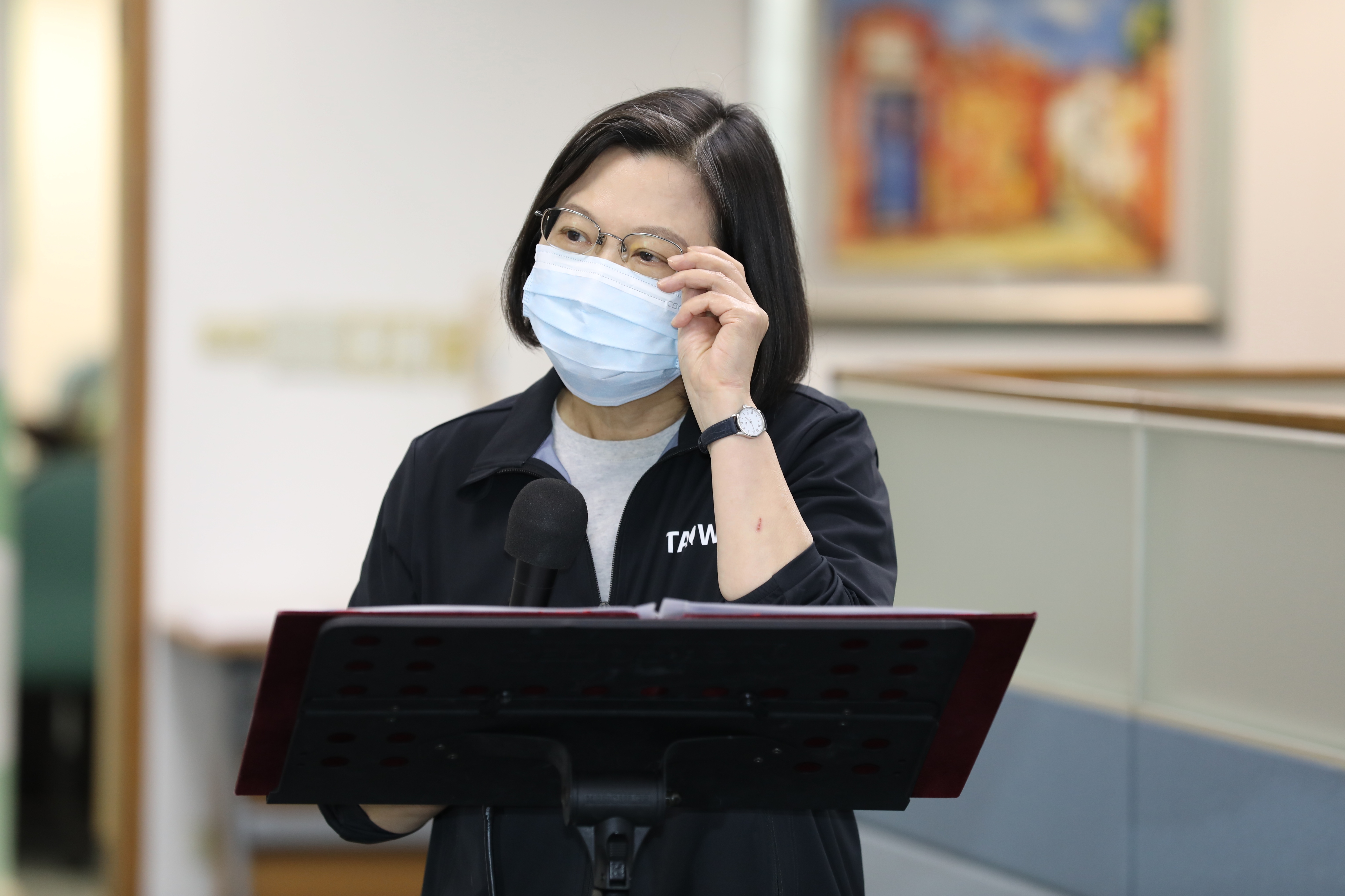 總統蔡英文表態目前沒有內閣改組的想法。