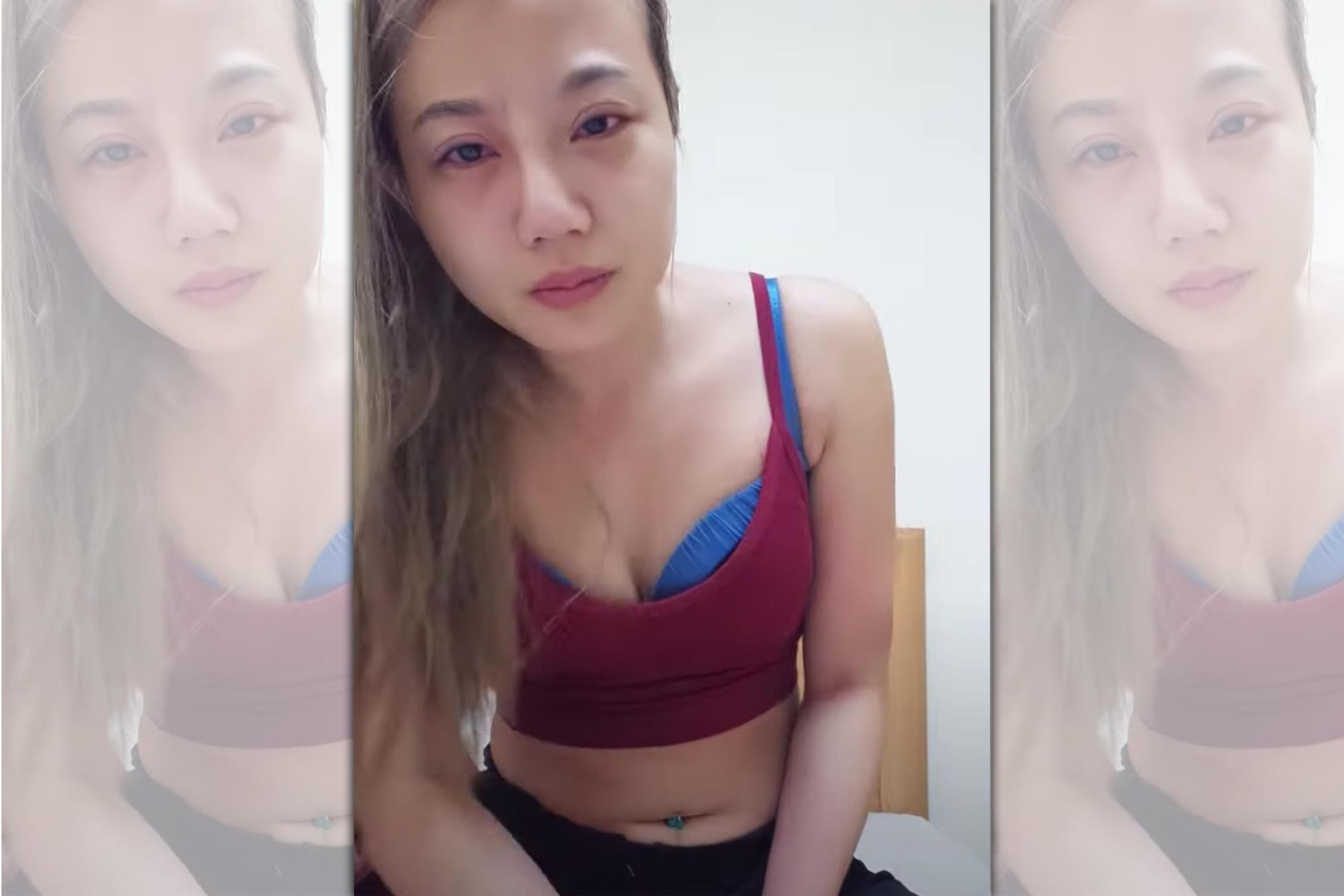 大尺度網紅小優卓在網路上控訴被警方保護管束。(翻攝自YouTube)