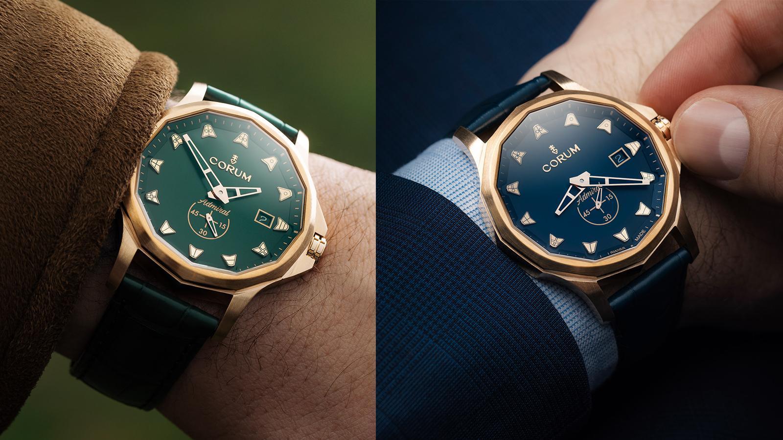 Admiral 42 Automatic Bronze｜錶徑42mm／青銅材質／時間指示／CO 395自動上鏈機芯／防水50米／各色限量100只／建議售價NT$ 163,000