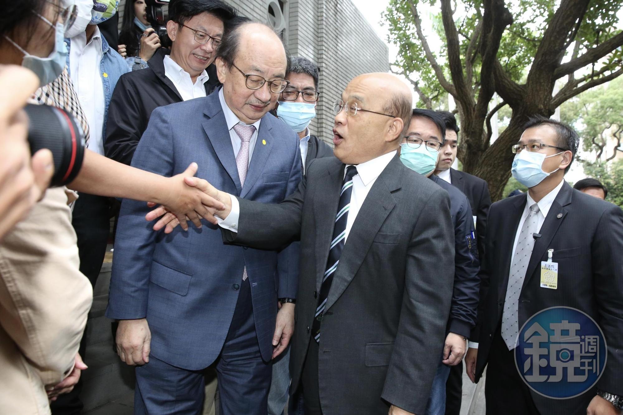 蘇貞昌今日赴立院進行施政報告,卻面臨第13次被杯葛。