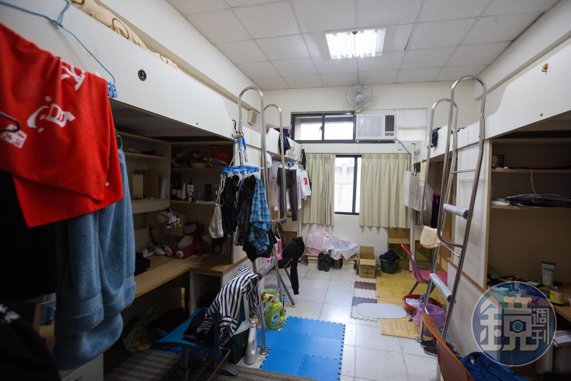 最近大學生的「居住正義」也被關注，圖為國內大學宿舍示意圖，與本新聞無關。（本刊資料照）