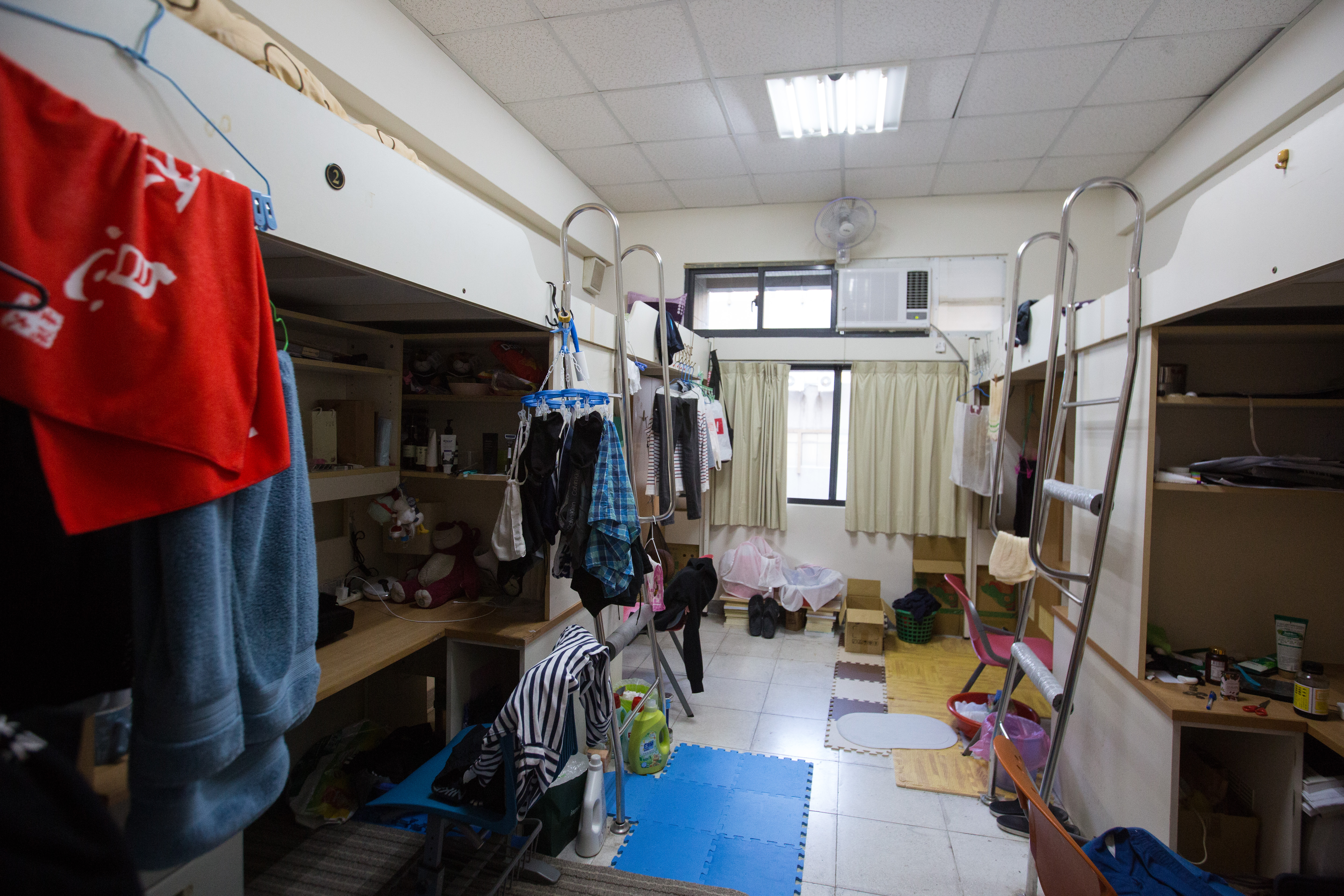 最近大學生的「居住正義」也被關注，圖為國內大學宿舍示意圖，與本新聞無關。（本刊資料照）