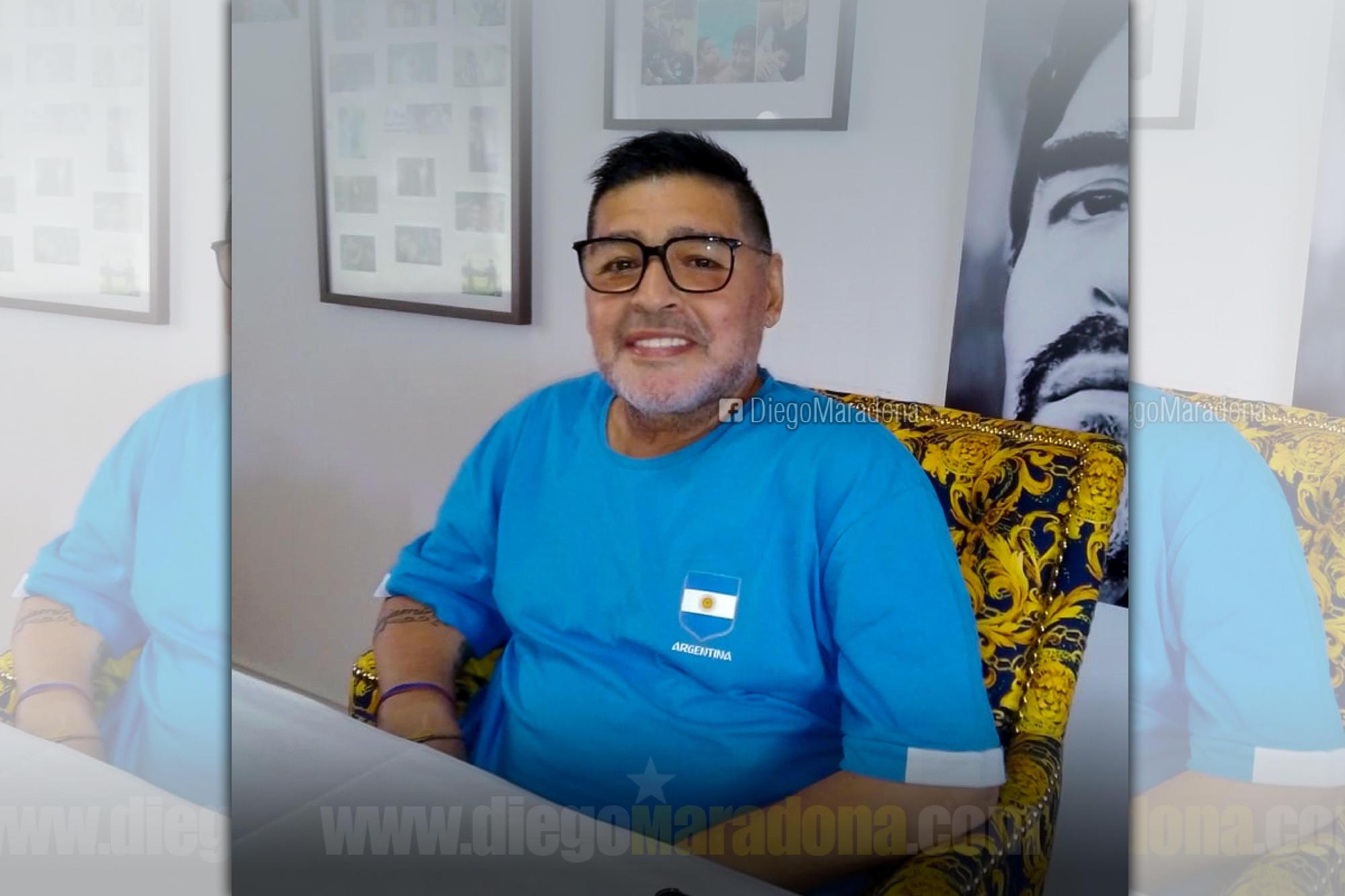 阿根廷足球傳奇馬拉度納因心臟病發離世，享壽60歲。（翻攝Diego Maradona臉書）