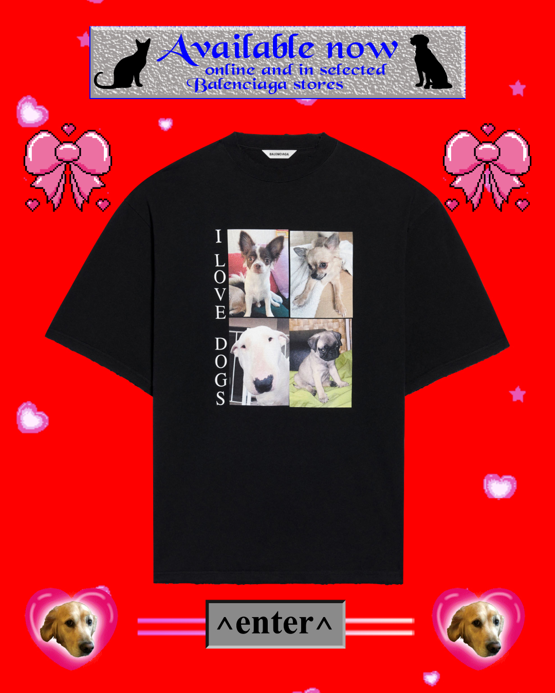 I LOVE PETS T-SHIRT NT$ 19,500 BALENCIAGA。（BALENCIAGA提供）