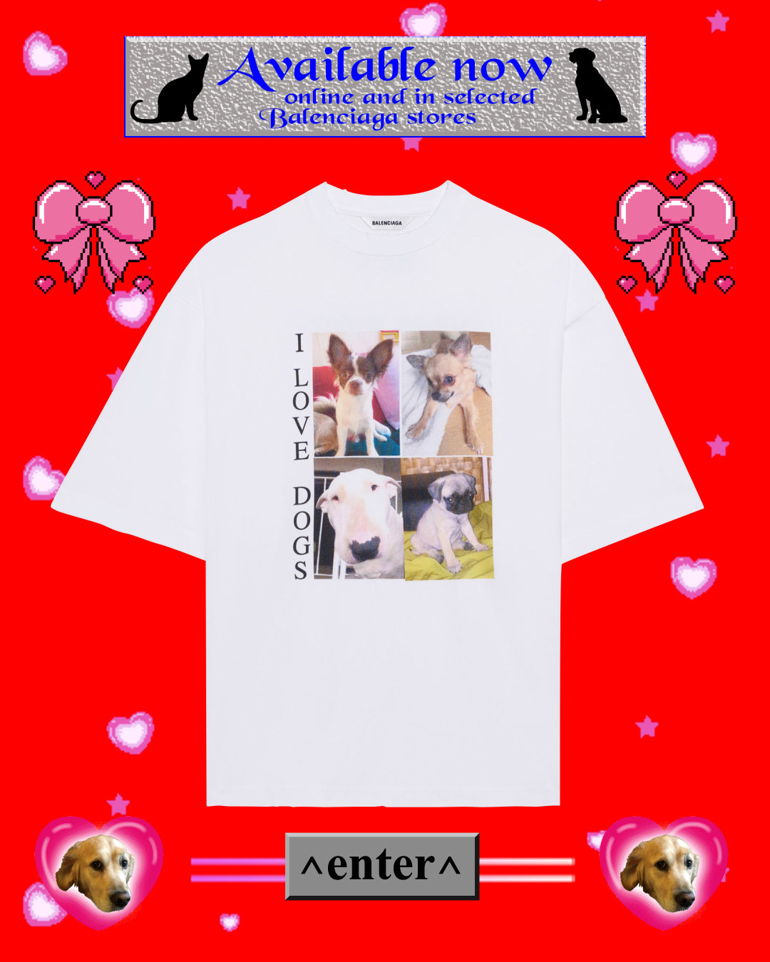 I LOVE PETS T-SHIRT NT$ 19,500 BALENCIAGA。（BALENCIAGA提供）
