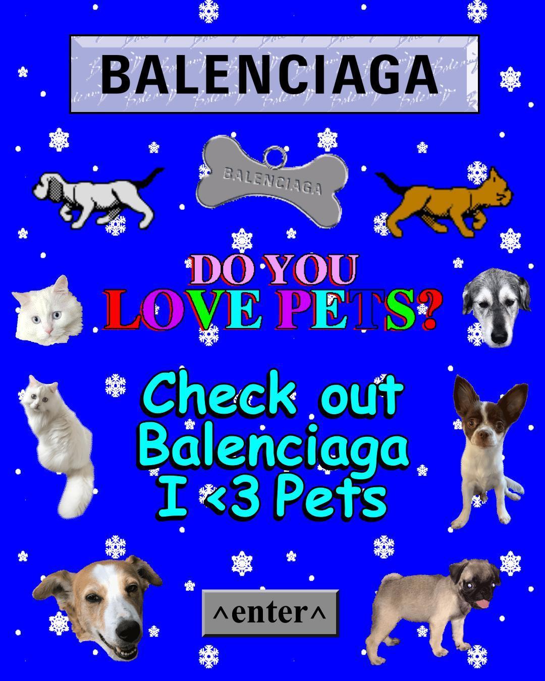 I LOVE PETS 墜飾 價格店洽 BALENCIAGA。(BALENCIAGA提供)