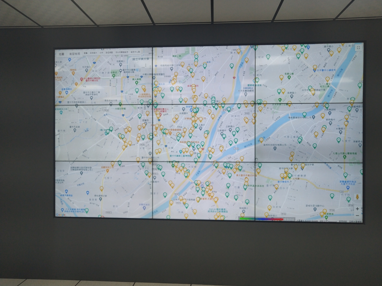 每一個點，就可能是一次車禍。