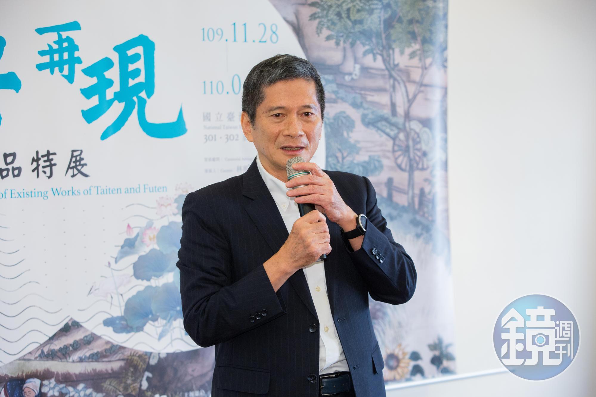 文化部長李永得今天受訪時表示，故宮的討論希望從專業角度來談，並表示「研究過全世界前10大的博物館，其實都是由文化部來統籌」。（本刊資料照）