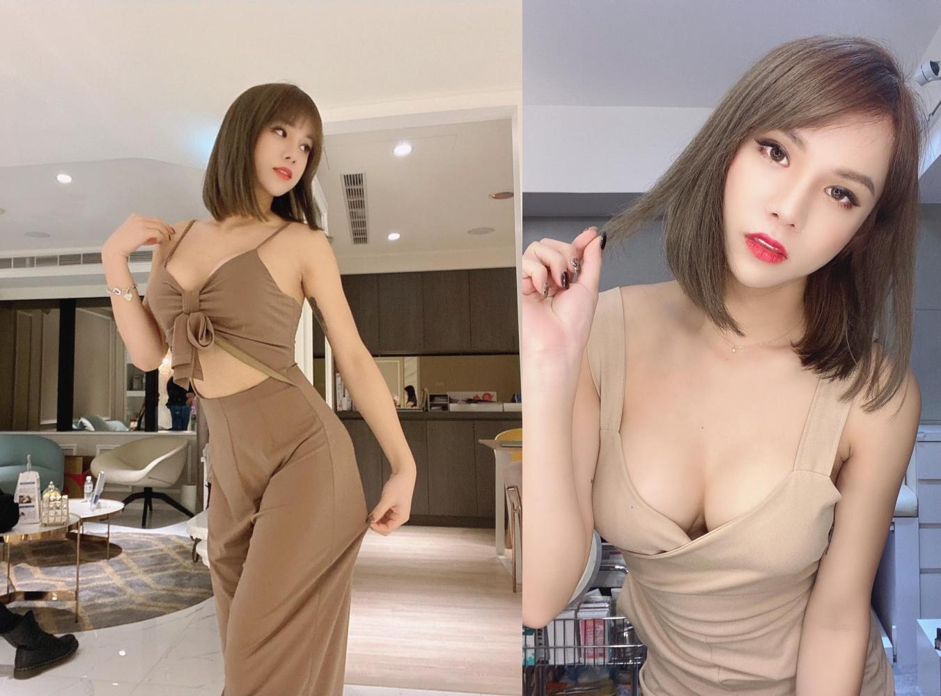小A辣變性成功後,身材舉止都更加嬌美。(翻攝自小A辣臉書)