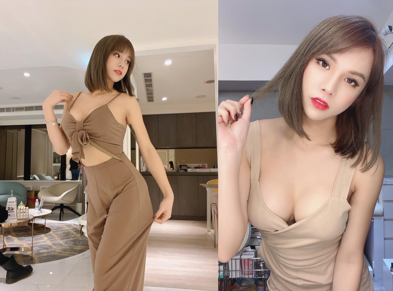 小A辣變性成功後，身材舉止都更加嬌美。（翻攝自小A辣臉書）