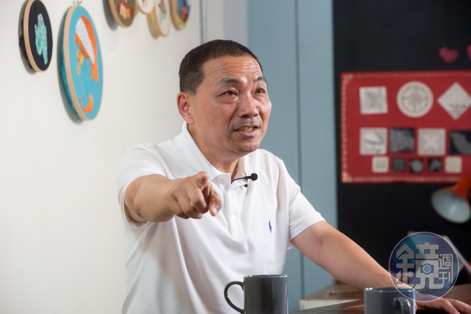 侯友宜（圖）對於陳時中參選一事表示陳應先做好內務。