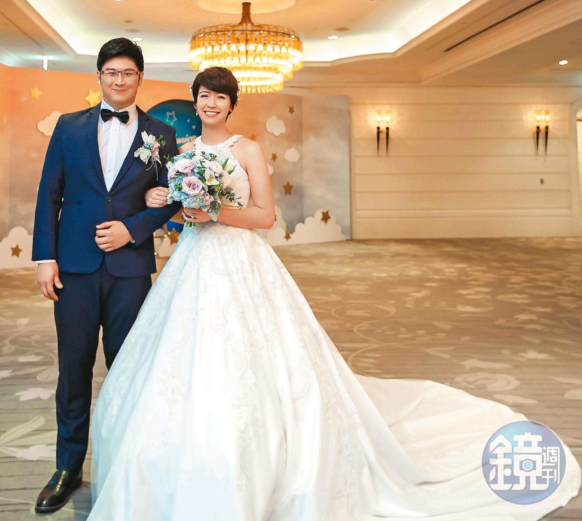 辜仲諒長子辜昱銓（左）今年25歲，和太太木村香莉（右）甫替辜家增添新成員。（讀者提供）