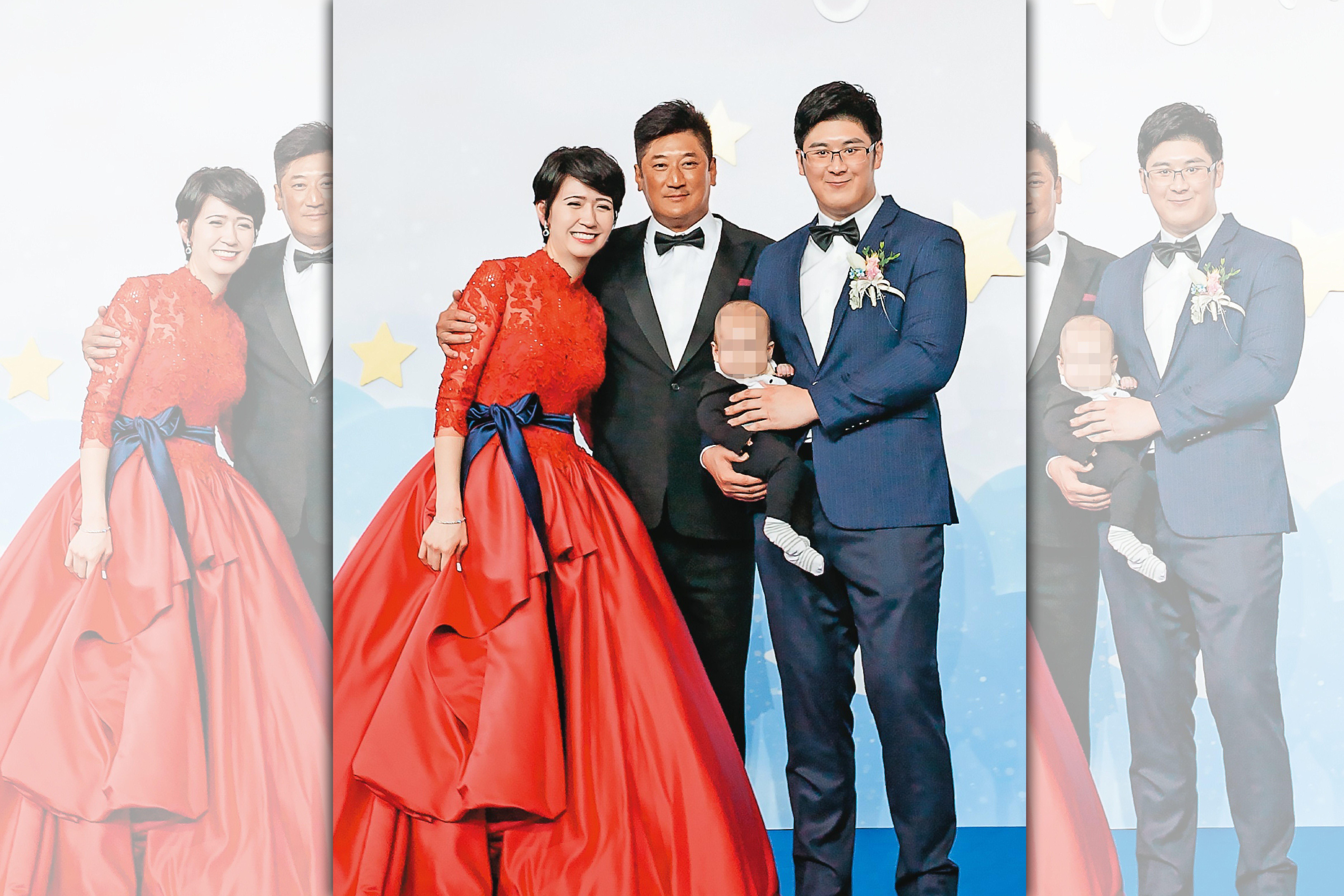 辜仲諒長子辜昱銓今年25歲,和太太木村香莉今年才替辜家添新成員。(讀者提供)