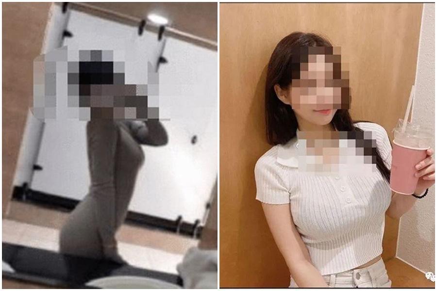 浙江農林大學女大生自曝賣淫經歷,如今網路更瘋傳疑似本人照(右圖)。(翻攝自微博)