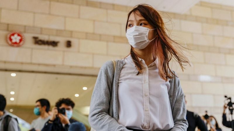 周庭首次遭定罪入獄，24歲生日將在監獄度過。（翻攝周庭臉書）