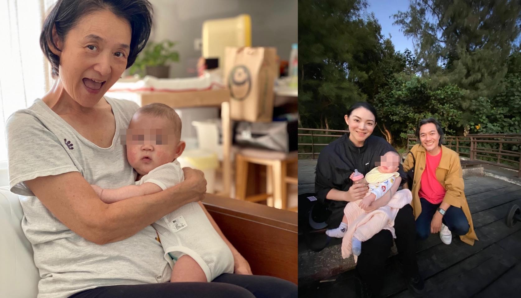 譚艾珍(左圖左)心疼女兒歐陽靖,對於日籍女婿多所不解。(翻攝譚艾珍臉書)