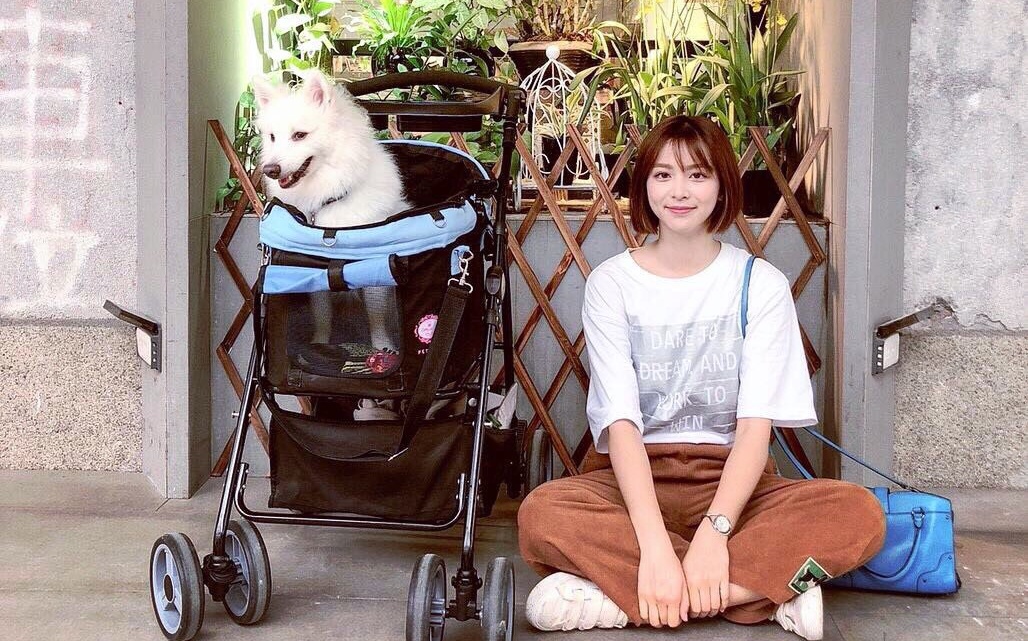 蔡祥從小喜歡動物，家裡養了許多寵物像動物園般熱鬧，以「園長」自居。（蔡祥提供）