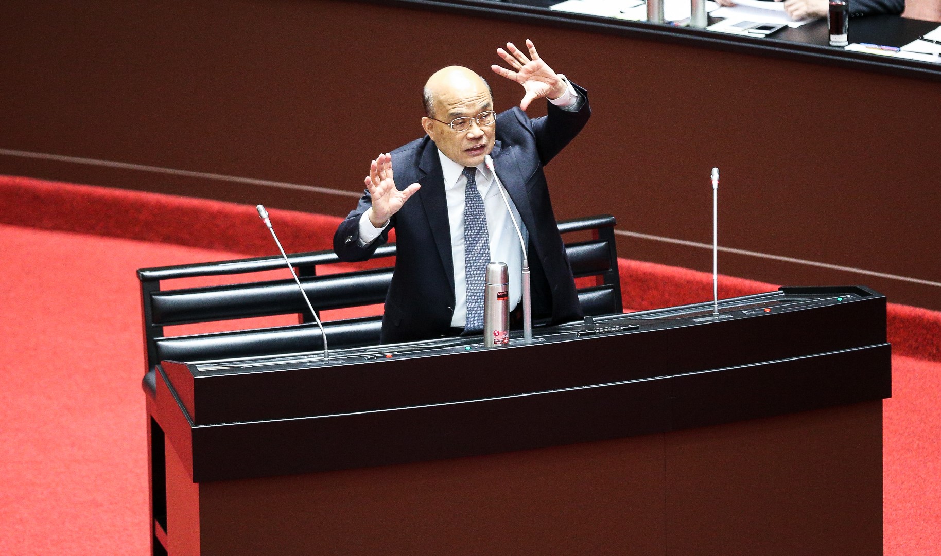 行政院長蘇貞昌合計閣揆任期達3年2個月又16天，超越前行政院長游錫堃，成為1996年總統民選後累積任期最長的行政院長。（本刊資料照）