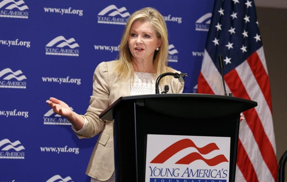 美國共和黨參議員布萊克本狠諷「中國有5千年作弊和偷竊的歷史」,引發議論。(翻攝自marshablackburn Instagram)