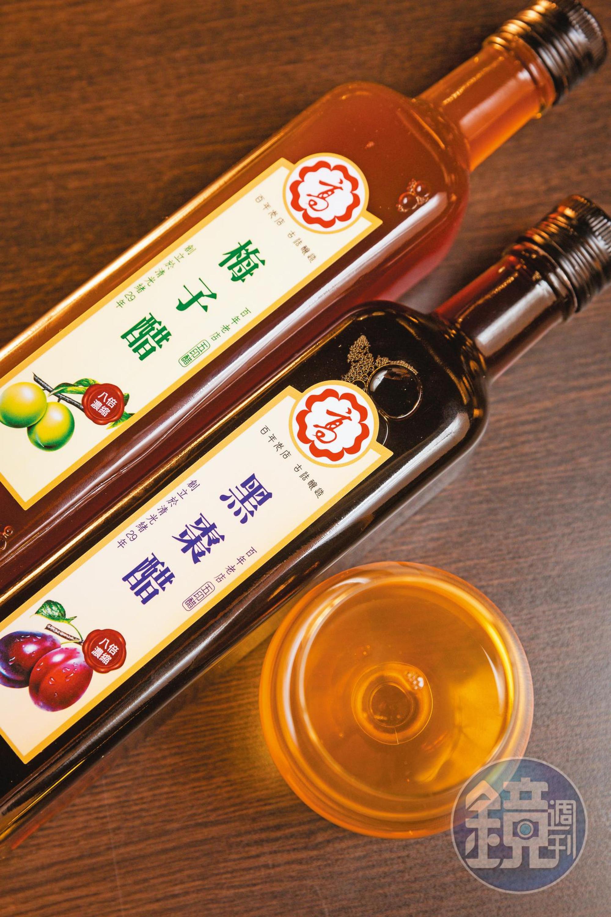 高記的果醋產量不多,風味濃郁需兌水食用。(350元/500c.c.)