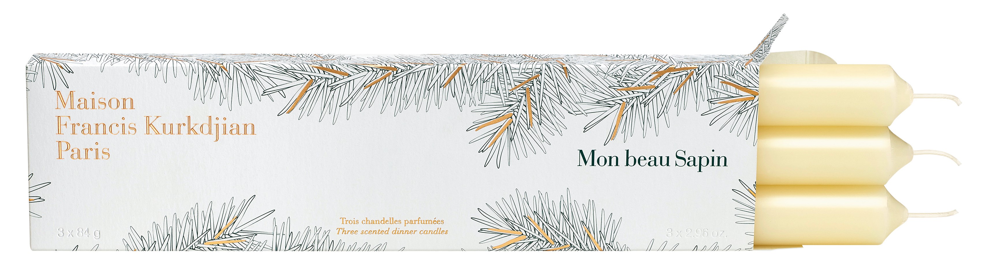 Mon beau Sapin香氛蠟燭NT$1,280╱3*84g(爵思國際提供)