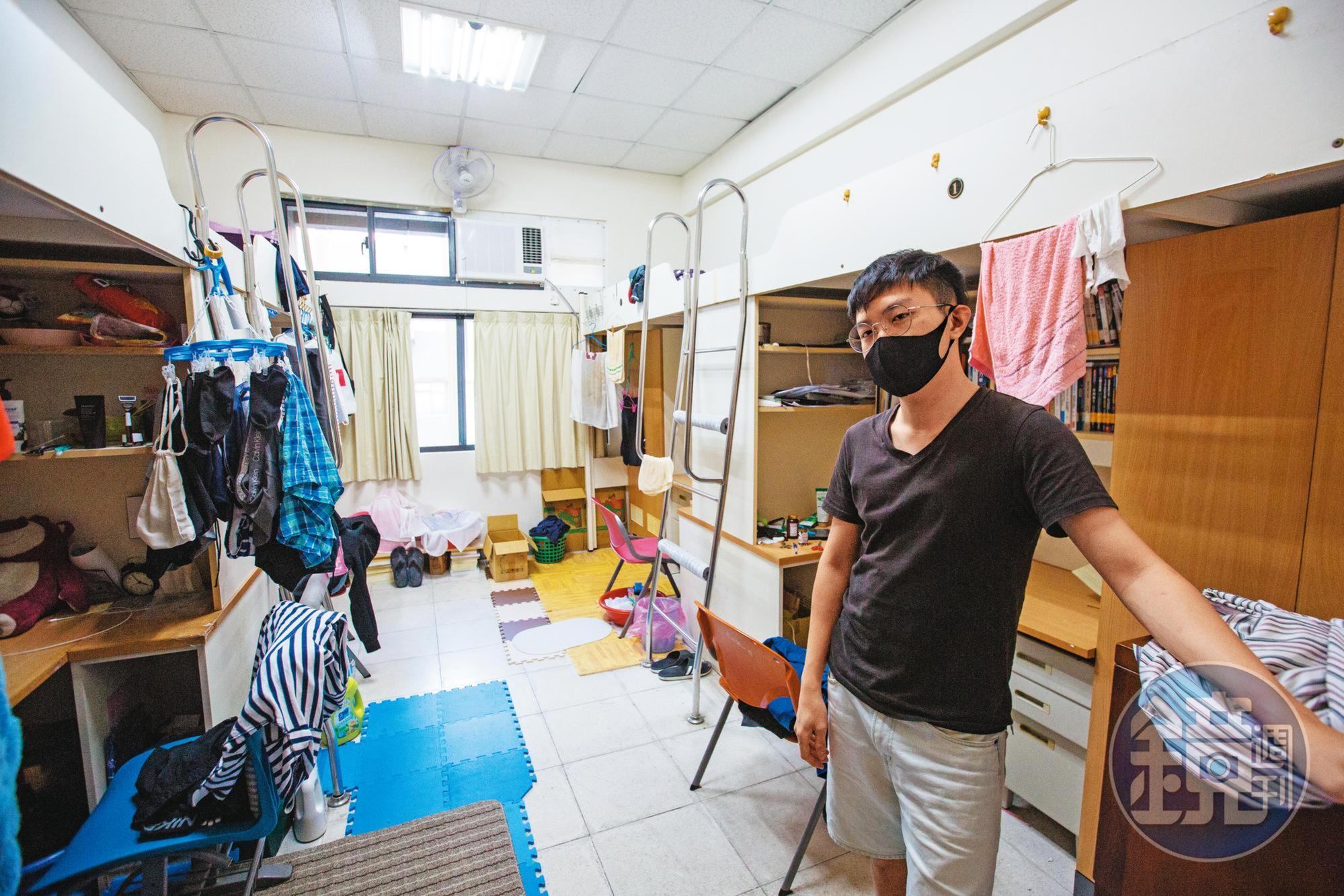 本刊直擊台師大性別友善宿舍內部設計,採4人1間套房設計,但同寢的室友仍須相同生理性別。