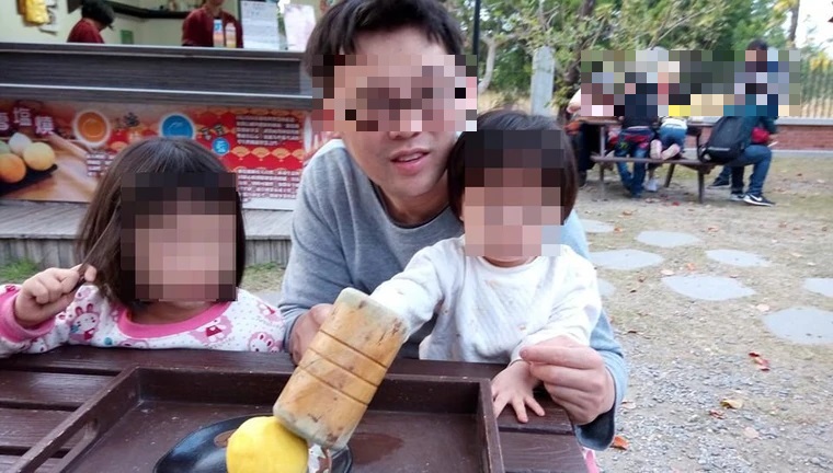 陳男殺害前妻後，還帶著2個不知情的女兒伴屍3天。（翻攝臉書）