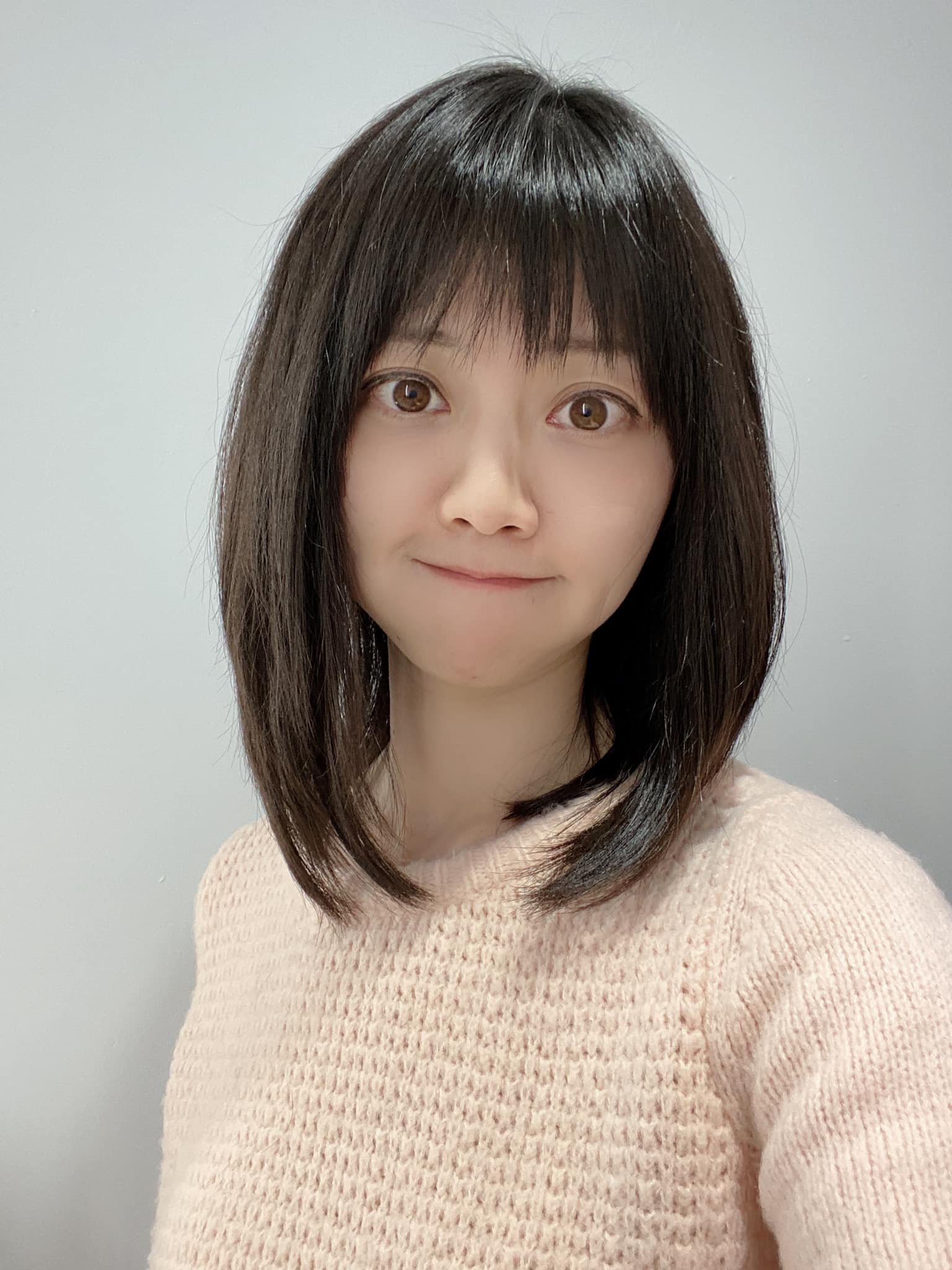 高嘉瑜一口氣剪了約20cm的頭髮,新造型大獲好評。(翻攝自高嘉瑜臉書)