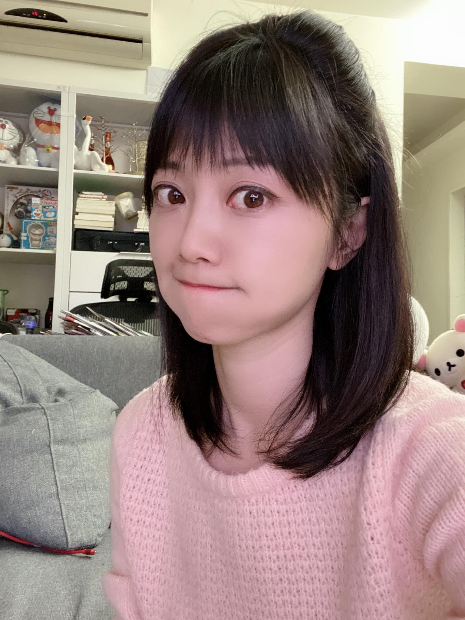 高嘉瑜一口氣剪了約20cm的頭髮,新造型大獲好評。(翻攝自高嘉瑜臉書)