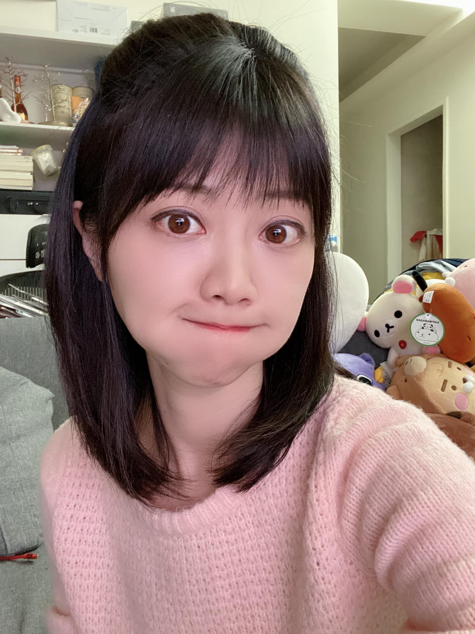 高嘉瑜一口氣剪了約20cm的頭髮,新造型大獲好評。(翻攝自高嘉瑜臉書)
