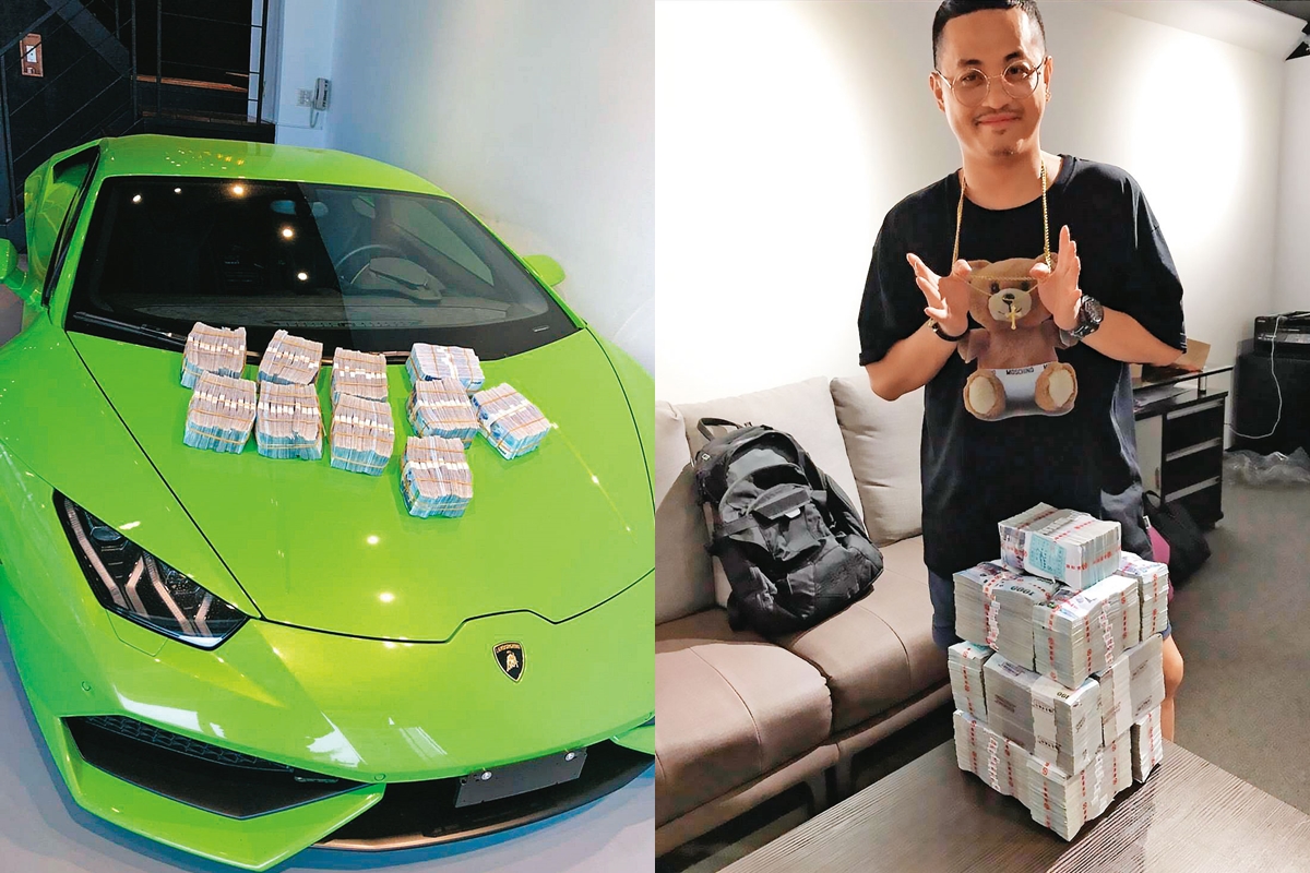 超跑達人鄧超鴻十分高調，常在IG等社群媒體PO出炫富照。（讀者提供）