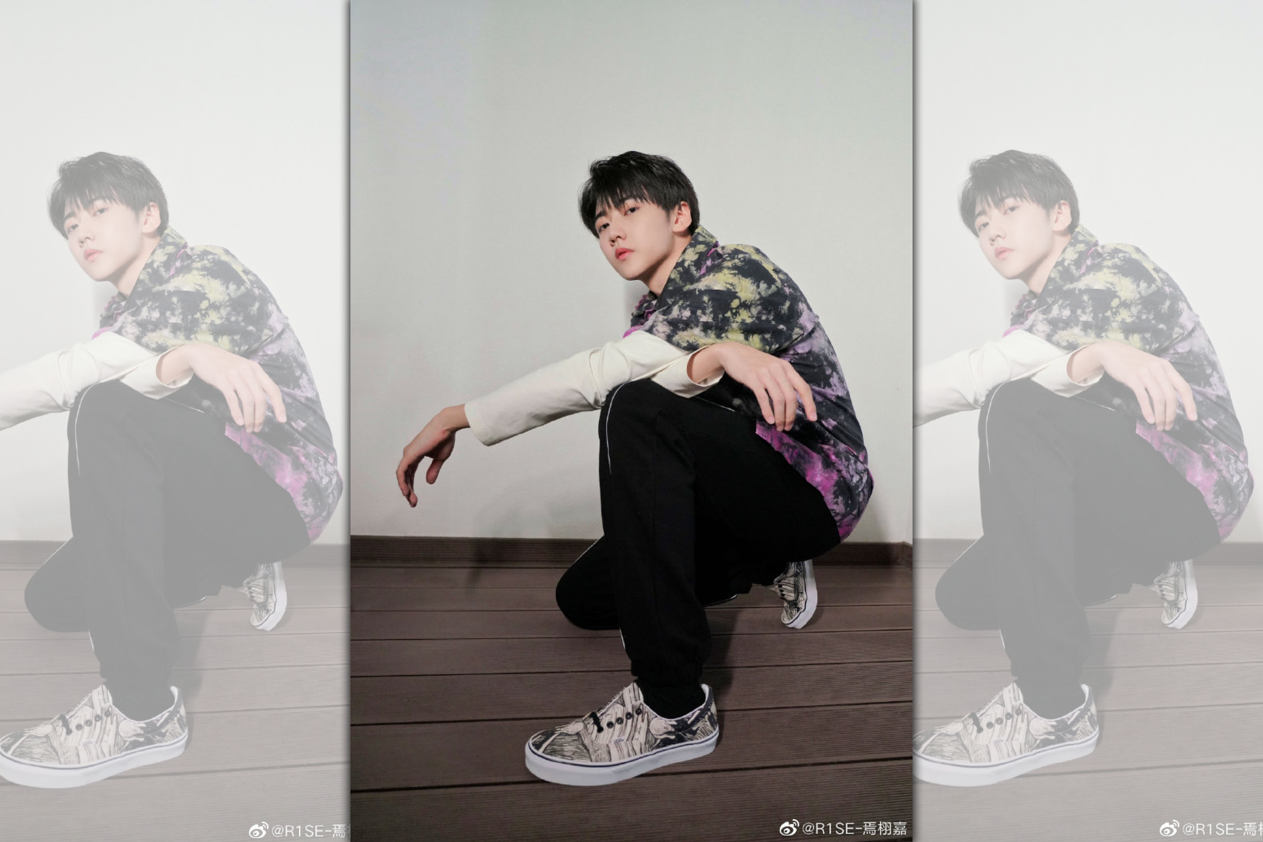 焉栩嘉連續遭2個前女友爆料，形象受損。（翻攝自焉栩嘉微博）