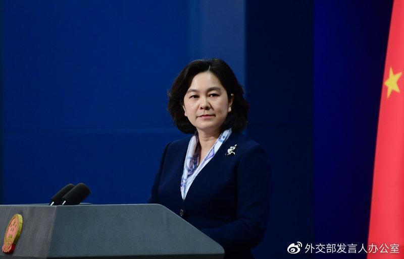 針對美國對中國統戰官員施加赴美簽證限制,中國外交部發言人華春瑩今不滿反擊。(翻攝自中國外交部微博)