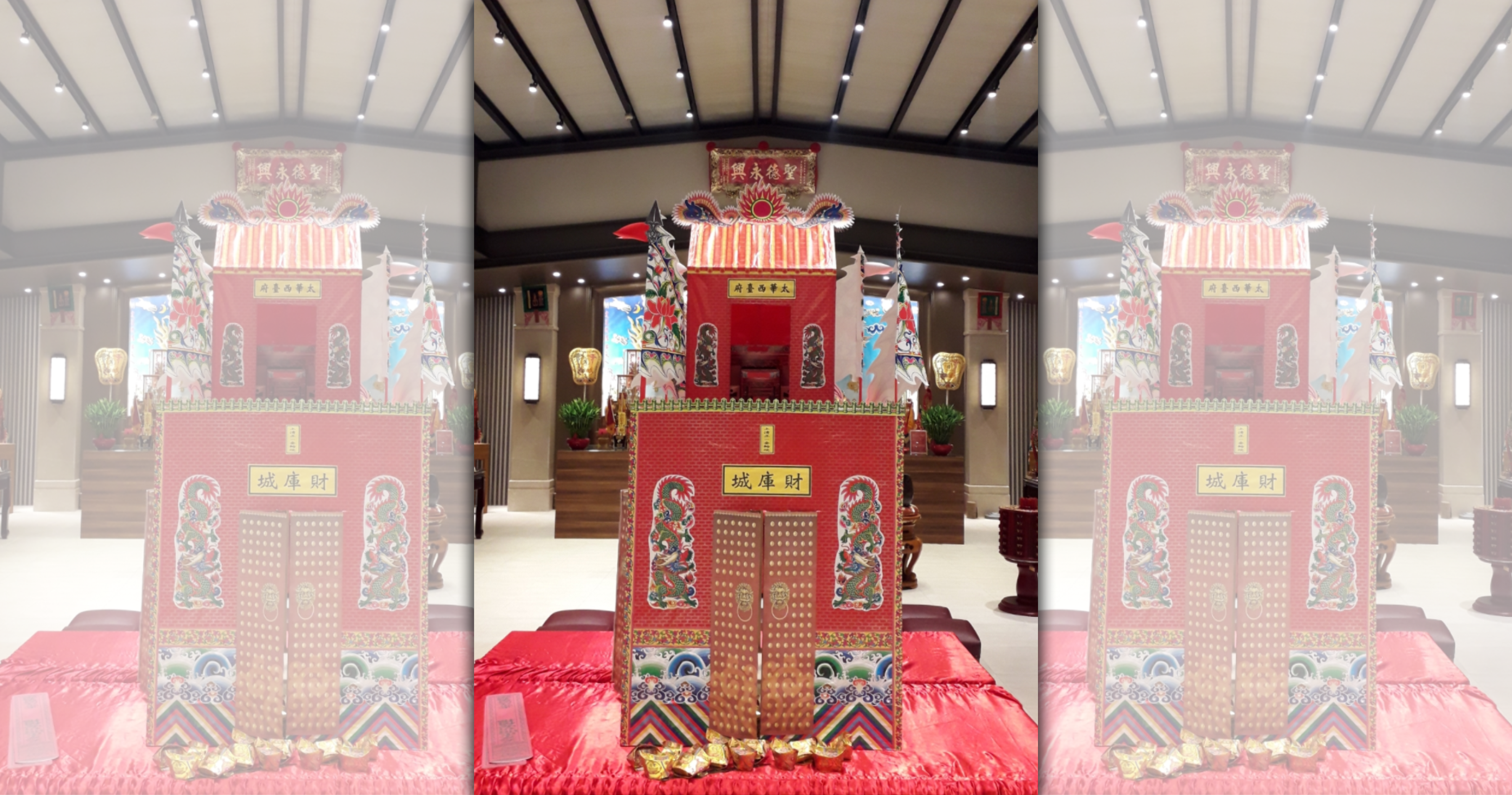 台北將颳起媽祖旋風,4大宮廟的媽祖將齊聚為民眾開財庫城。(台北聖興天后宮提供)