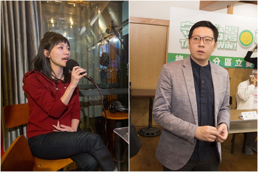 民進黨立委高嘉瑜唱歌幫中天加油，讓同黨的桃園市議員王浩宇怒轟：到底在幹嘛？（資料照）